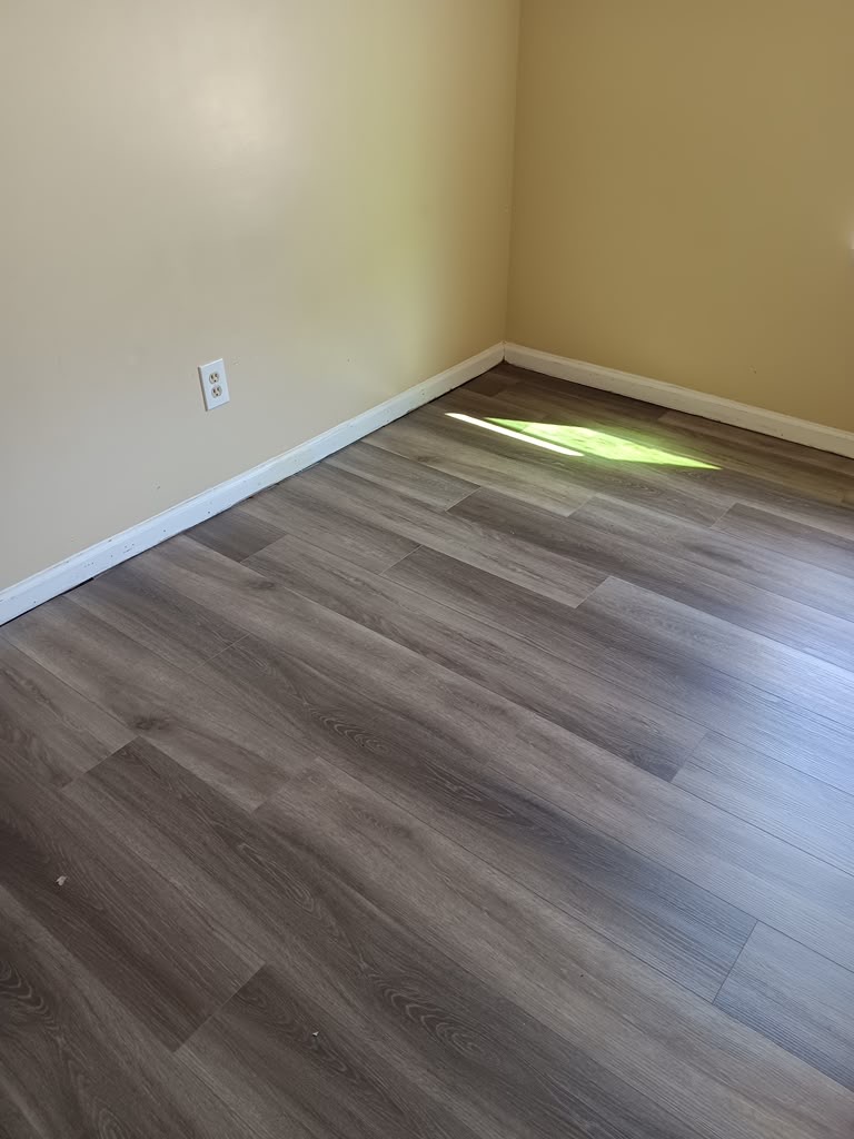 Luxury vinyl plank flooring in a Georgia home